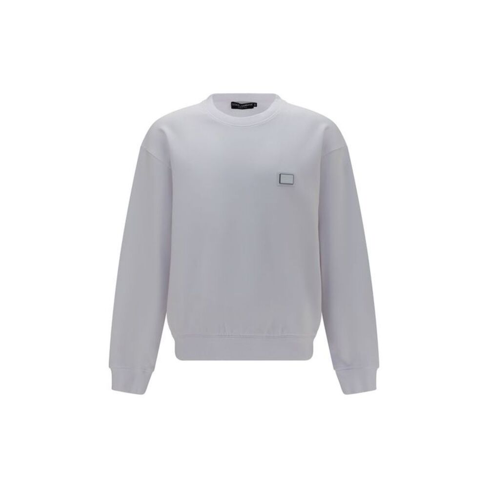 Dolce & Gabbana White Cotton Men's Sweatshirt